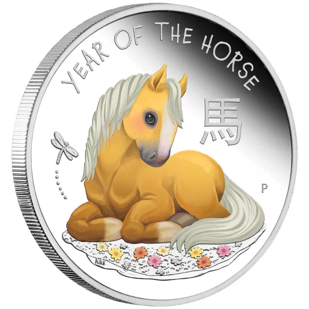 2026 Australia 99.99 1/2 oz Silver Baby Horse Coloured Proof Coin