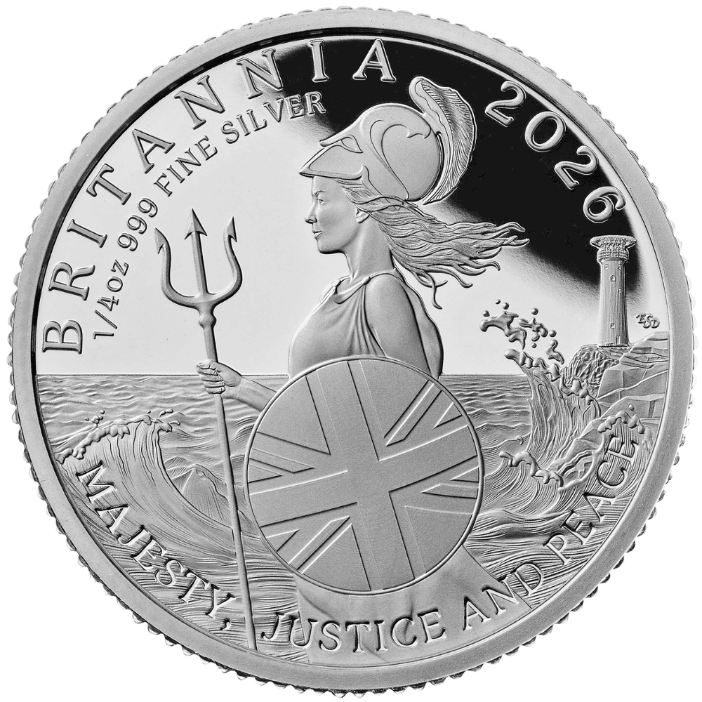 2026 Britannia UK Six-Coin Silver Proof Set - The Royal Mint