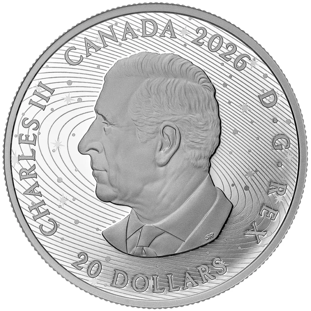 2026 Canada 1oz Silver Moon Mission Proof Coin