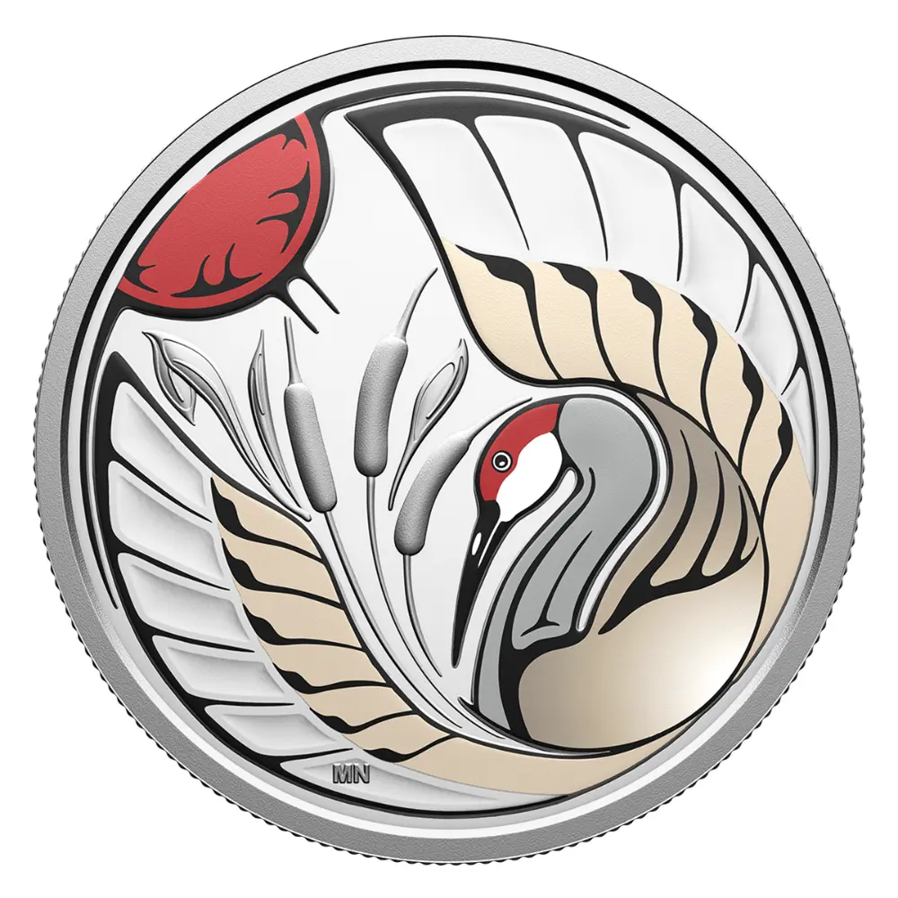 2026 Canada 3/4 oz Silver the Clan Animals: Sandhill Crane Proof Coin