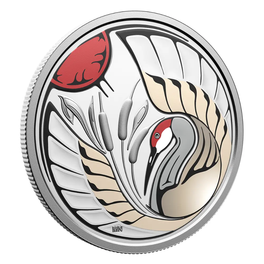 2026 Canada 3/4 oz Silver the Clan Animals: Sandhill Crane Proof Coin