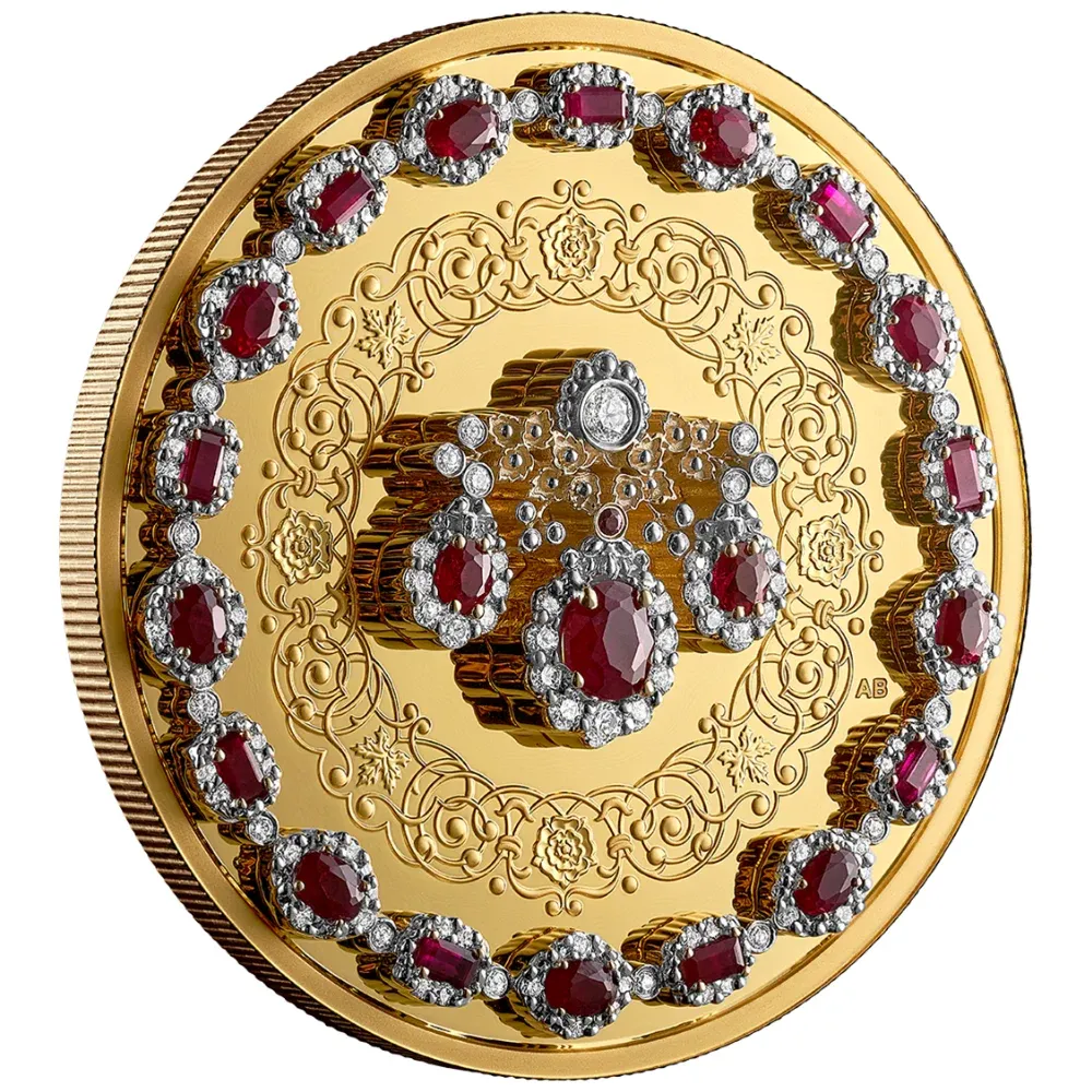 2026 Canada 60.08 g Pure Gold Crown Jewels: A Tribute to the 100th Anniversary of the Birth of Queen Elizabeth II Proof Coin