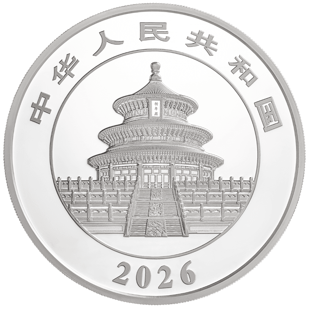 2026 China 50 Yuan 150 g .999 Silver Panda Proof Coin