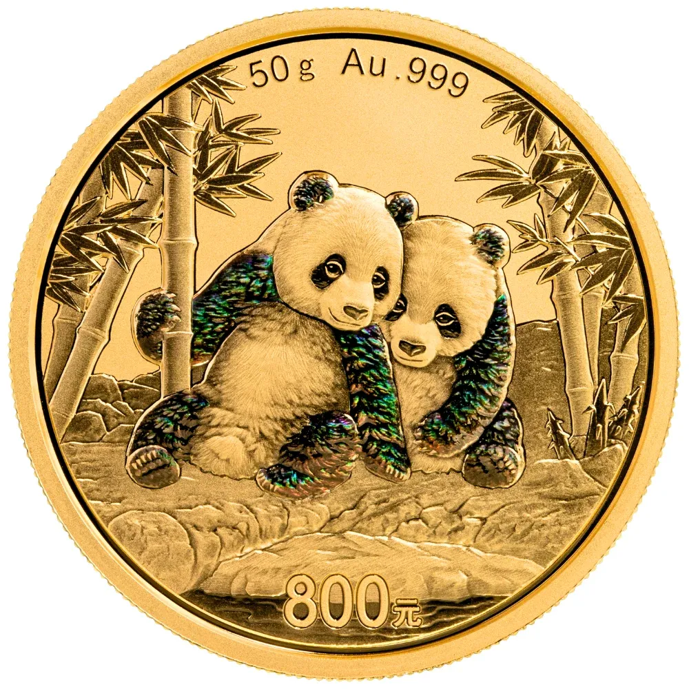 2026 China 800 Yuan 50 g .999 Gold Panda Proof Coin
