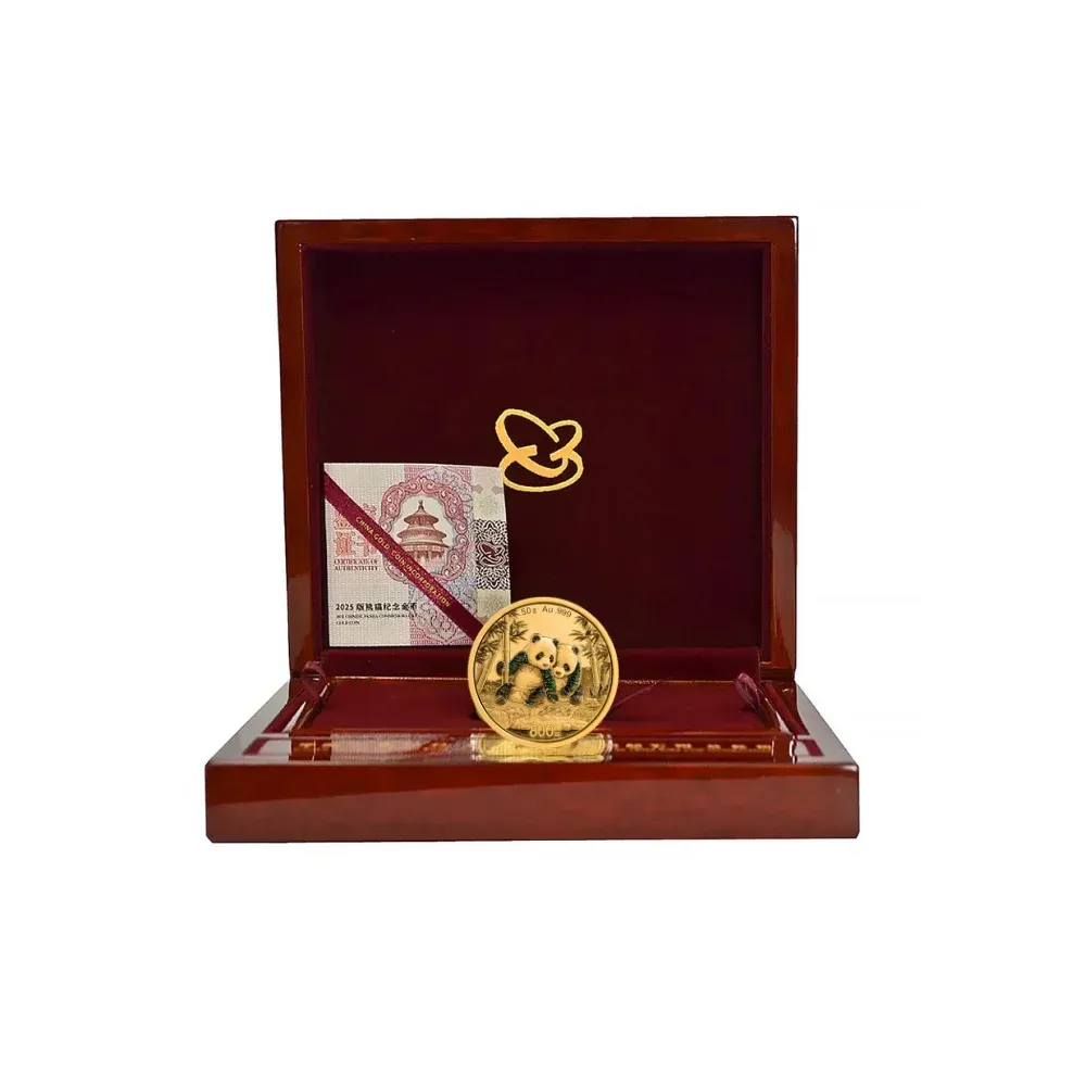 2026 China 800 Yuan 50 g .999 Gold Panda Proof Coin