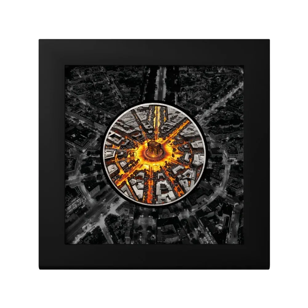 2026 Cook 3 oz Silver Islands Ville de Nuit – Paris Black Proof Coin