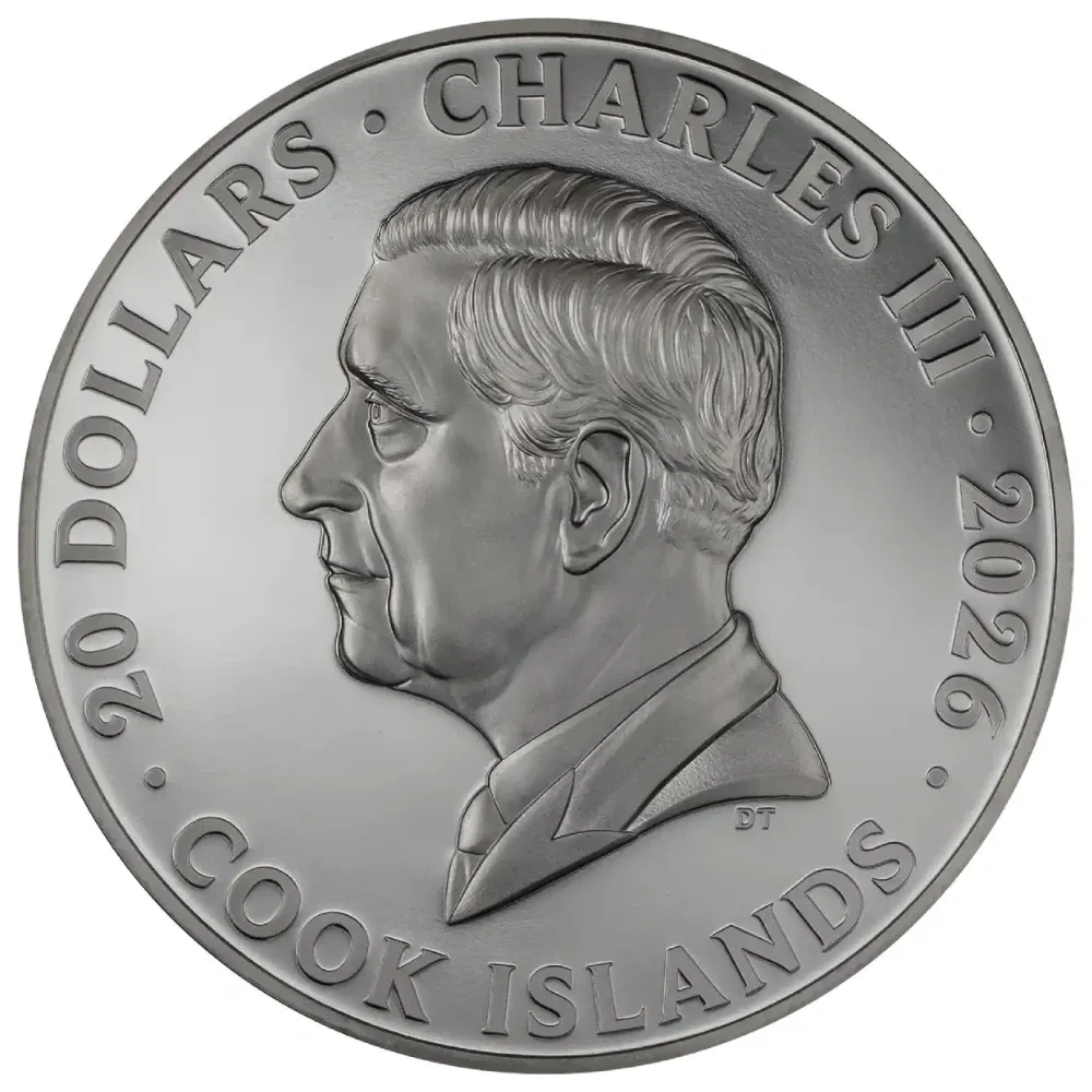 2026 Cook 3 oz Silver Islands Ville de Nuit – Paris Black Proof Coin