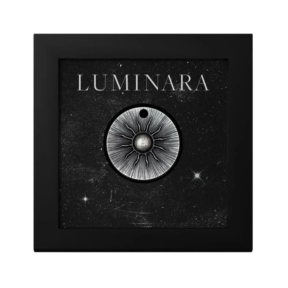 2026 Cook Islands 1 oz Silver Talisman - Luminara Dark Antique Coin