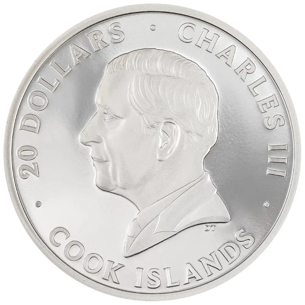 2026 Cook Islands 3 oz Silver the Thunder Dragon Coloured Proof Coin