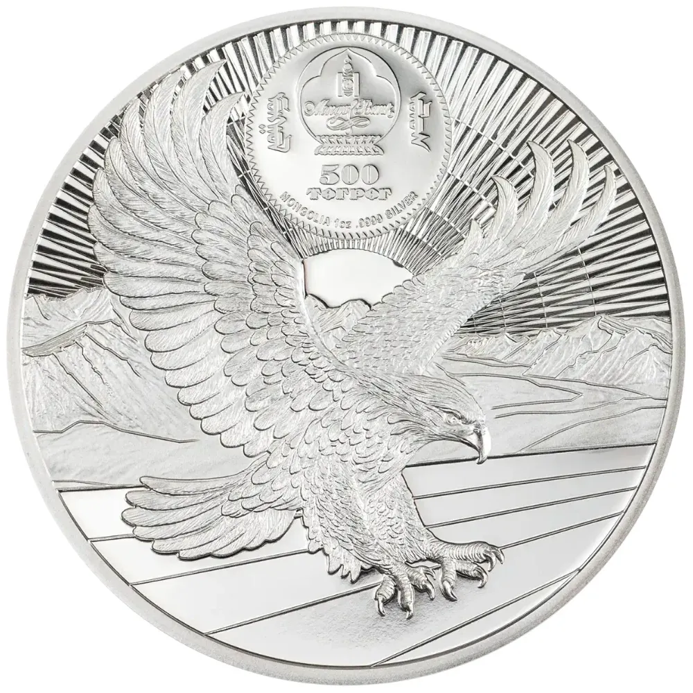 2026 Mongolia 1 oz Silver Chinggis Khaan Proof Coin