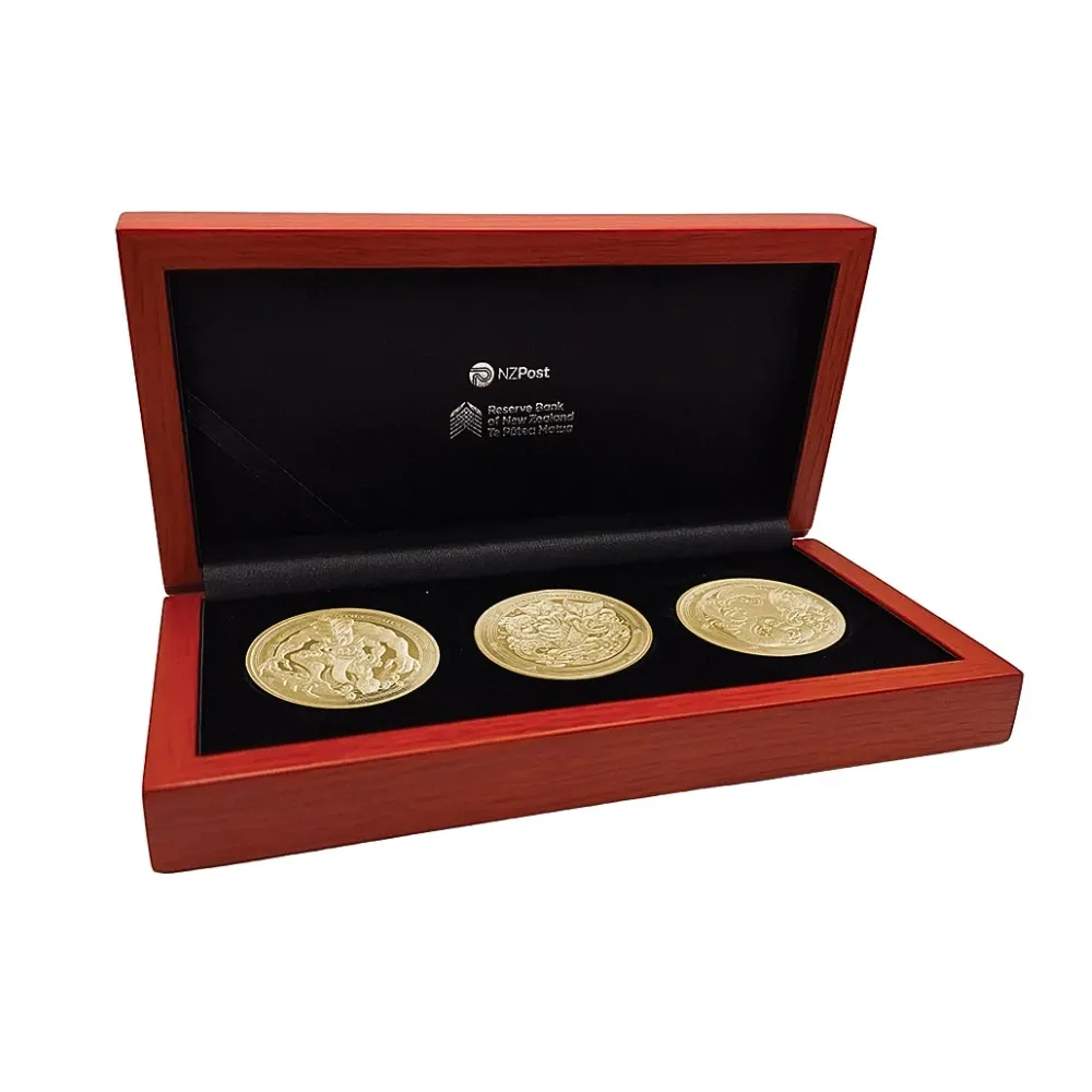 2026 New Zealand 1 oz Gold Taniwha Proof 3-Coin Proof Set