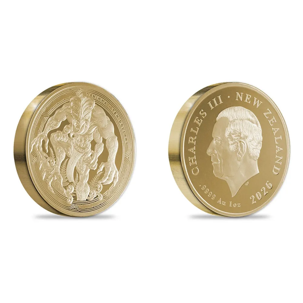 2026 New Zealand 1 oz Gold Taniwha Proof 3-Coin Proof Set