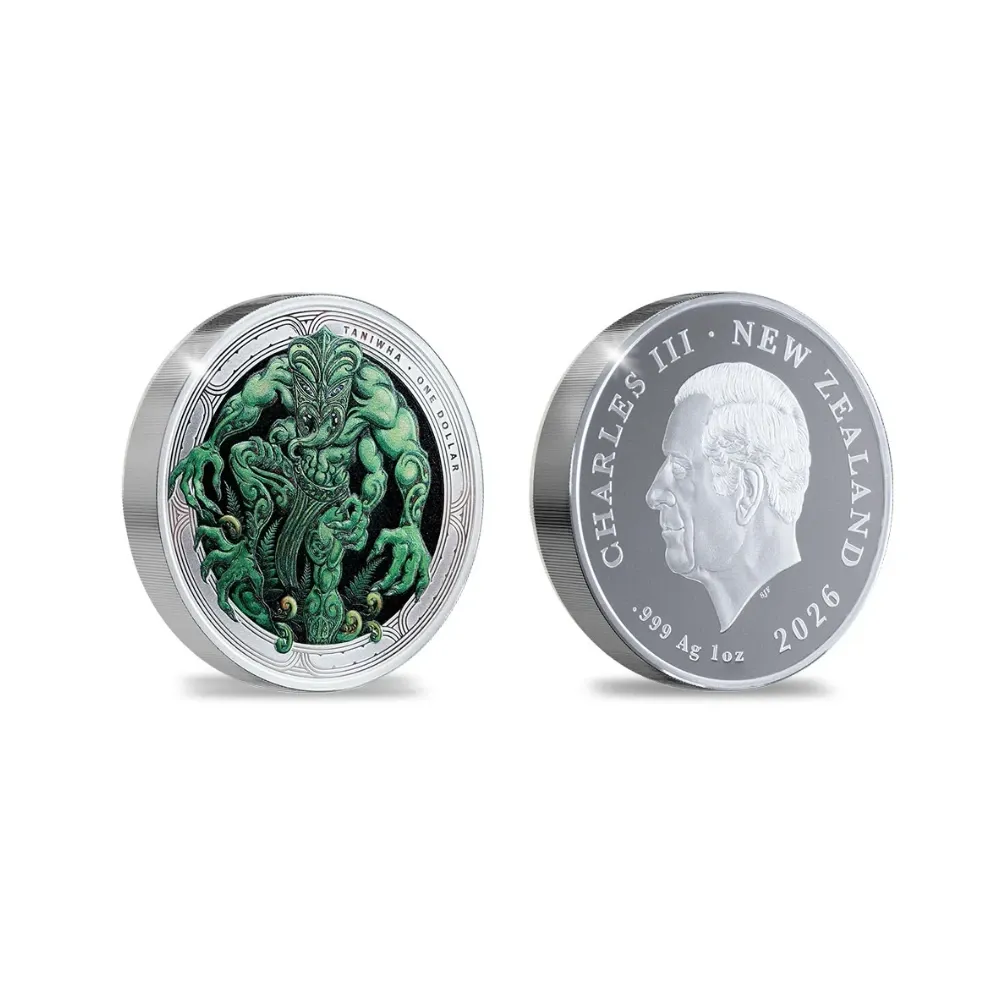 2026 New Zealand 1 oz Silver Taniwha Silver Proof Coin Set