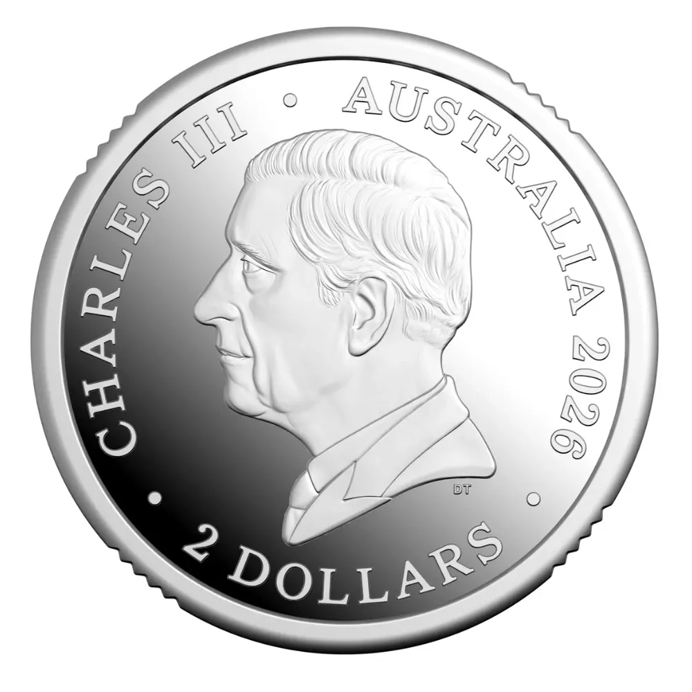 2026 RAM $2 Dawn Service ‘C’ Mintmark Coloured Silver Proof Coin