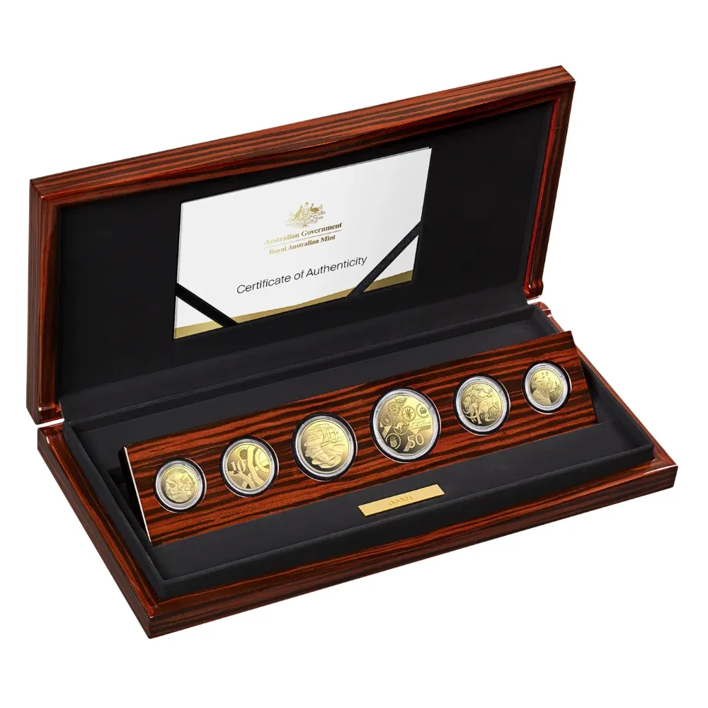 2026 RAM Decimal Currency 60th Anniversary Six-Coin Gold Proof Year Set