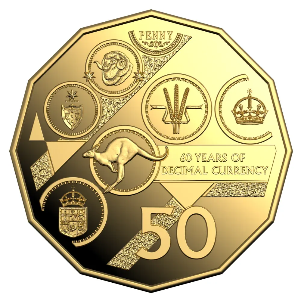2026 RAM Decimal Currency 60th Anniversary Six-Coin Gold Proof Year Set