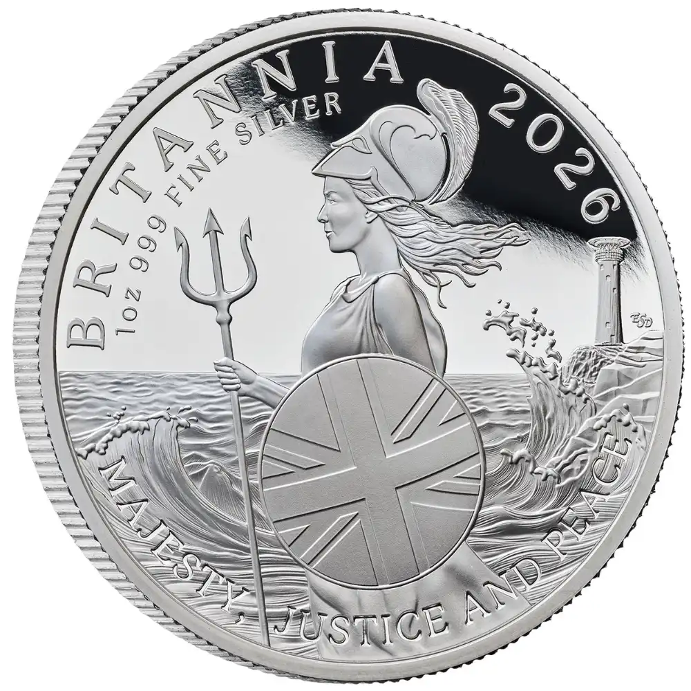 2026 Britannia UK Six-Coin Silver Proof Set - The Royal Mint