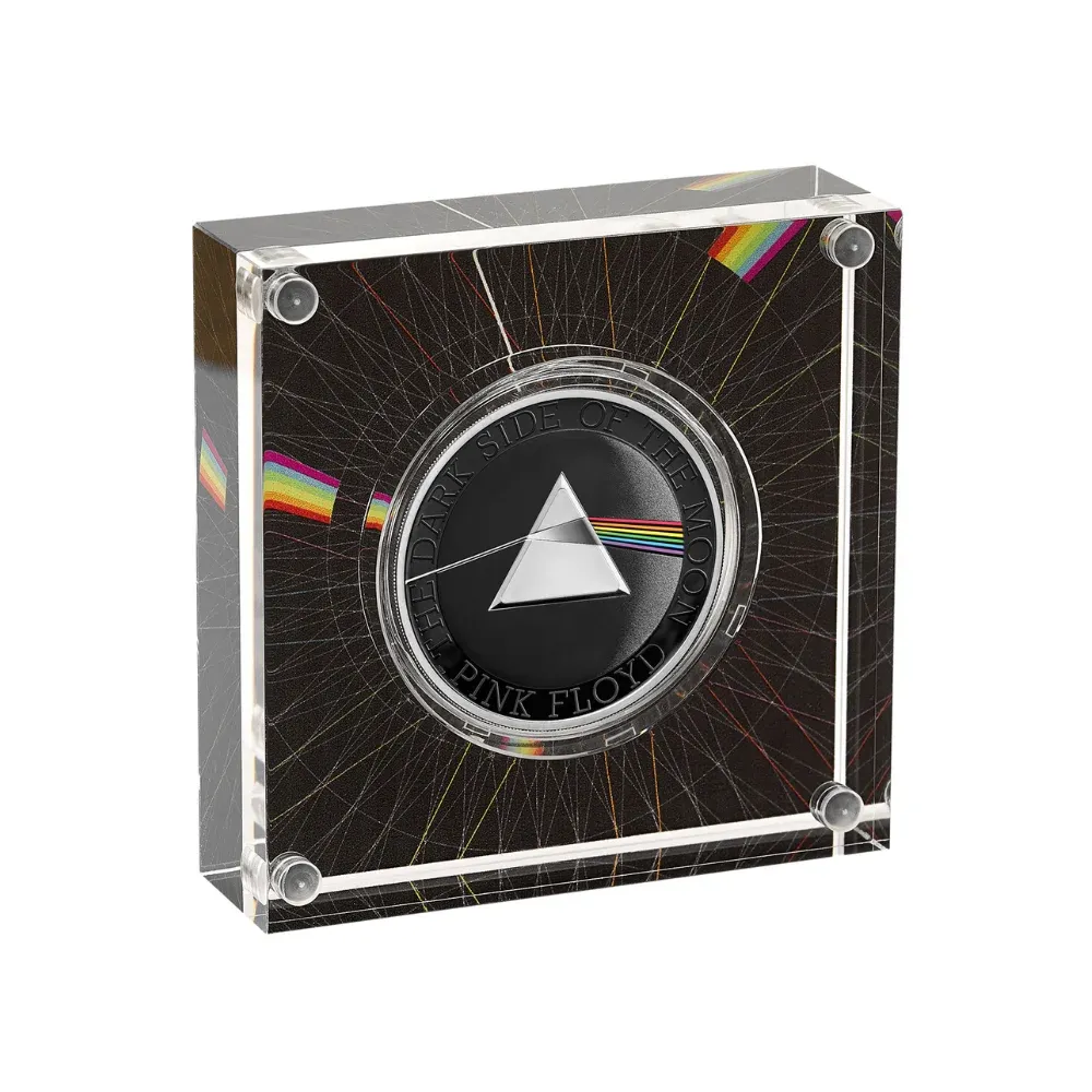 2026 UK 1 oz Silver Pink Floyd Proof Colour Coin - The Royal Mint