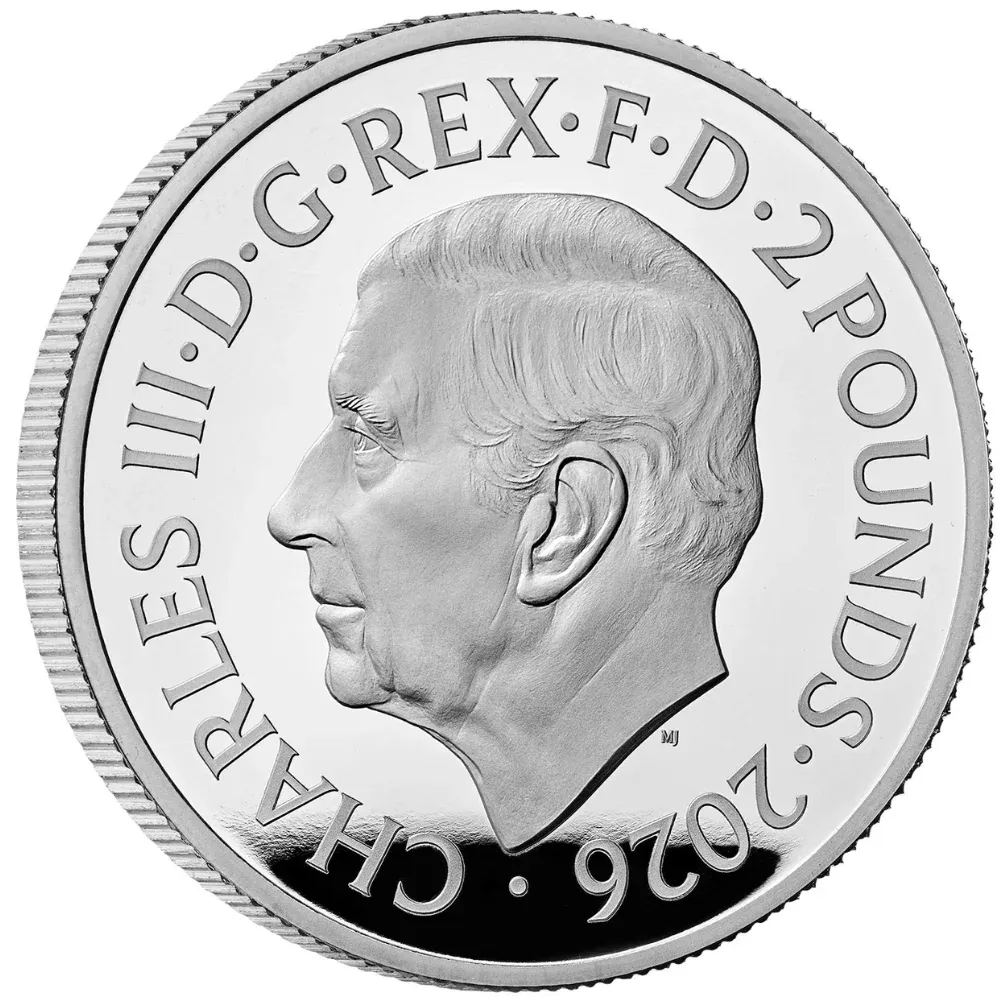 2026 UK 1 oz Silver Pink Floyd Proof Colour Coin - The Royal Mint
