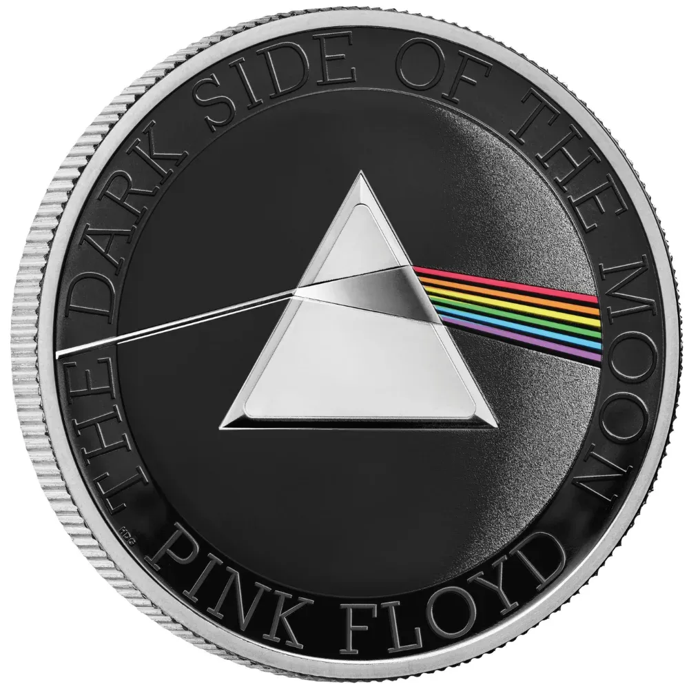 2026 UK 1 oz Silver Pink Floyd Proof Colour Coin - The Royal Mint