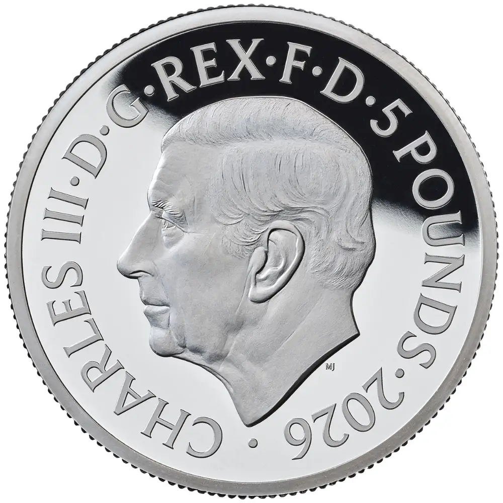 2026 UK 2 oz .999 Silver Britannia Proof Coin - The Royal Mint