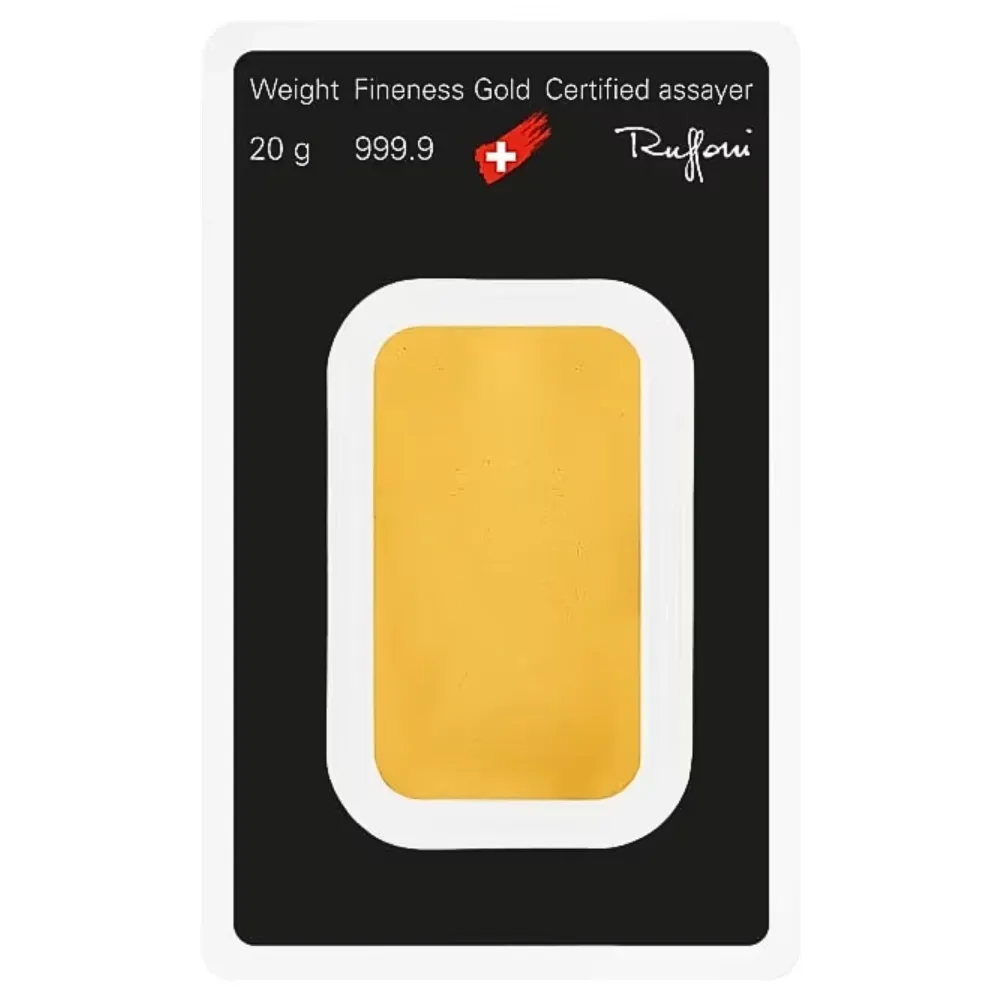 20g Argor Heraeus Gold Minted Bar