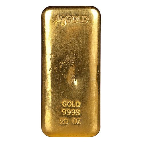 20oz Gold Cast Bar
