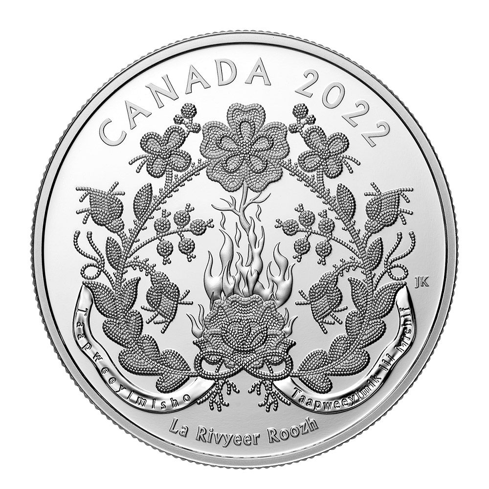 2022 Canada 1 oz Pure Silve $20 Generations The Red River Métis Coin
