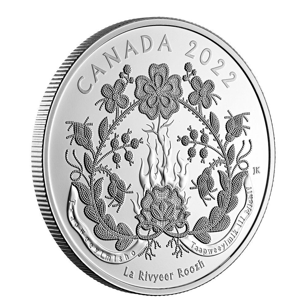 2022 Canada 1 oz Pure Silve $20 Generations The Red River Métis Coin