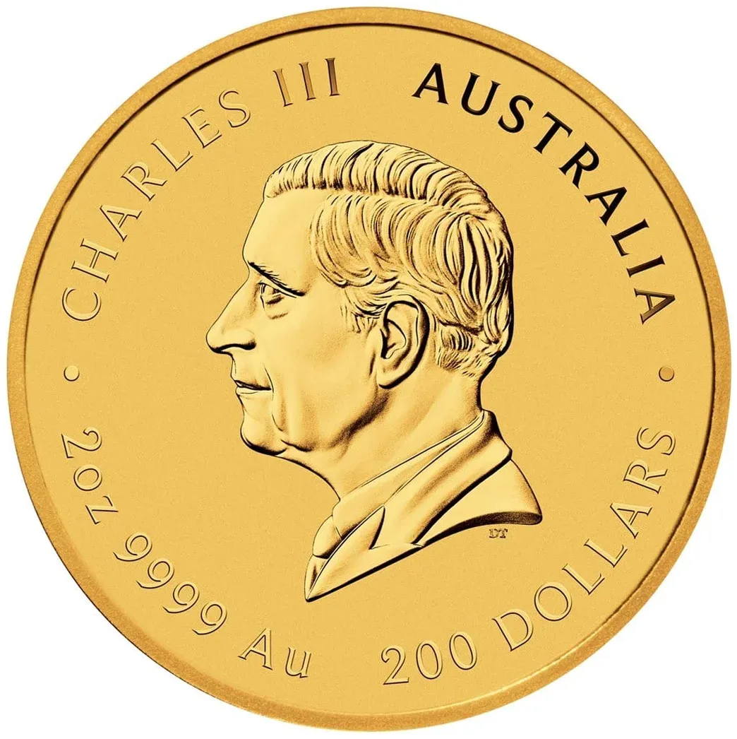 2oz Perth Mint Gold Lunar 2025 Year of the Snake Coin