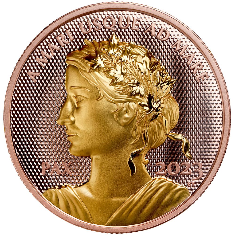 2023 1oz Gold Royal Canadian Mint Fine Peace Dollar
