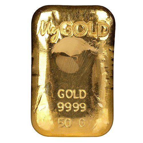 50g Gold Cast Bar