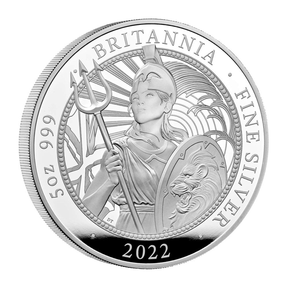 2022 The Britannia 2022 UK 5oz Silver Proof Coin