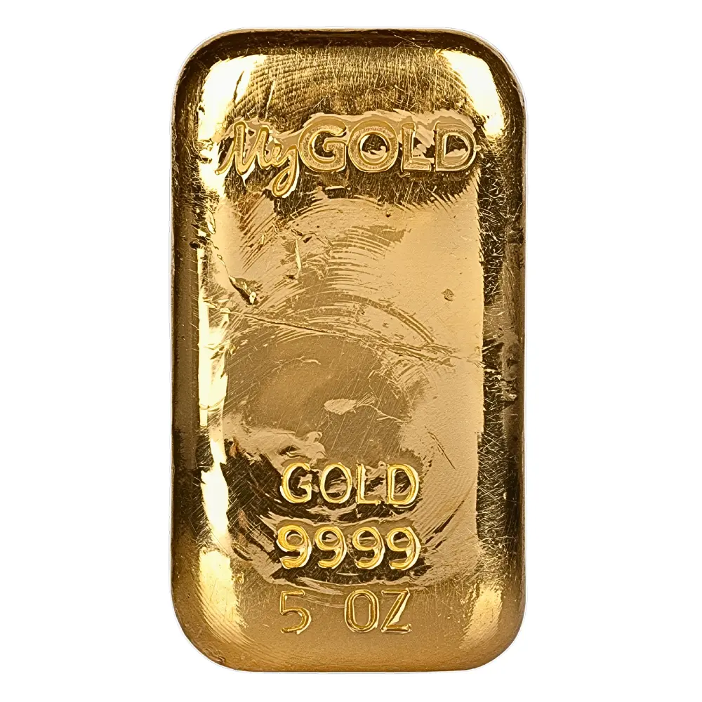 5oz MyGold® Gold Cast Bar