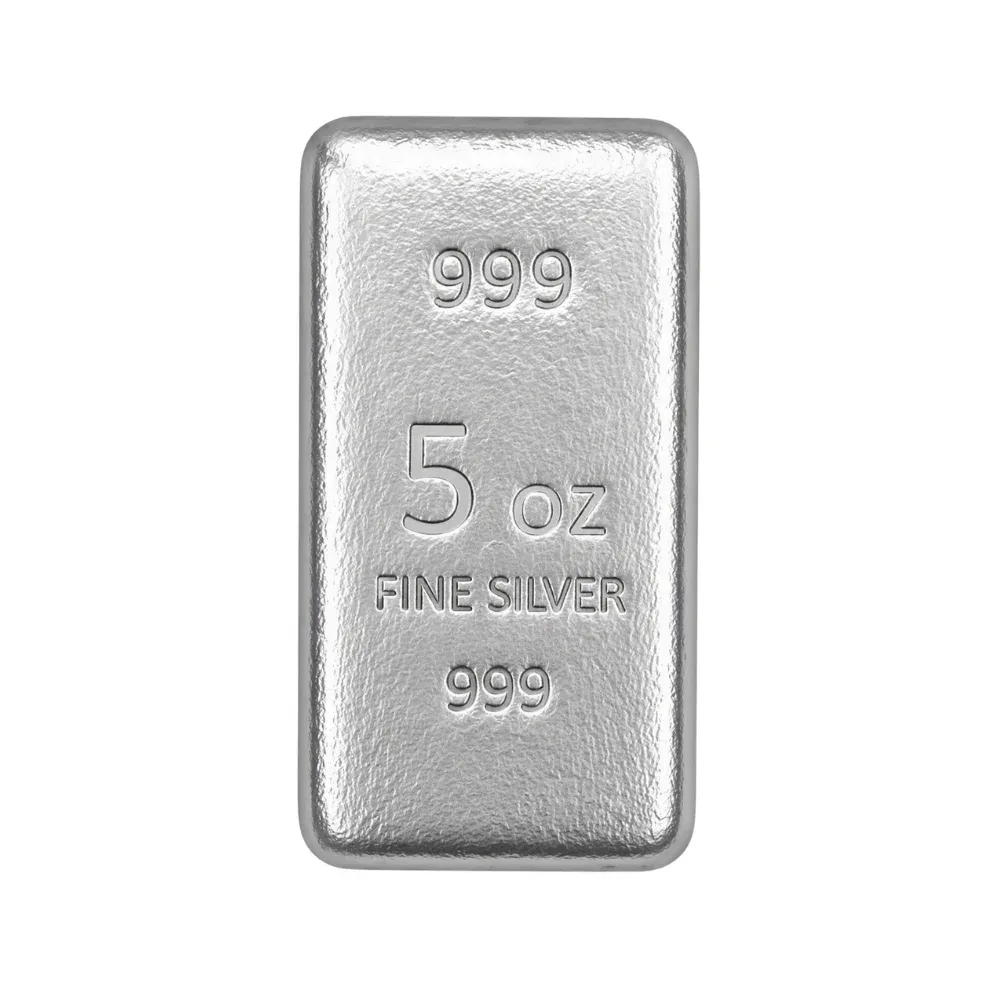5oz Silver Cast Bar - Dealer's Choice