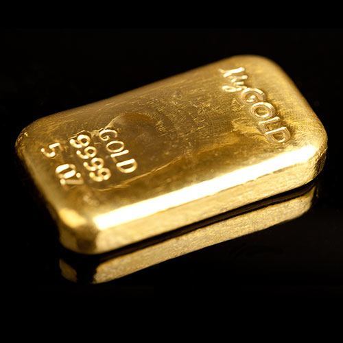 5oz MyGold® Gold Cast Bar