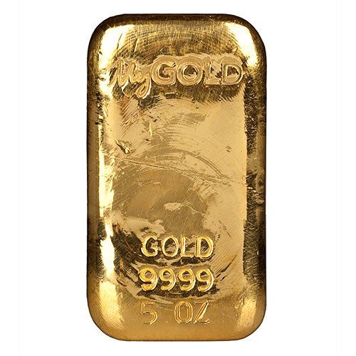 5oz MyGold® Gold Cast Bar