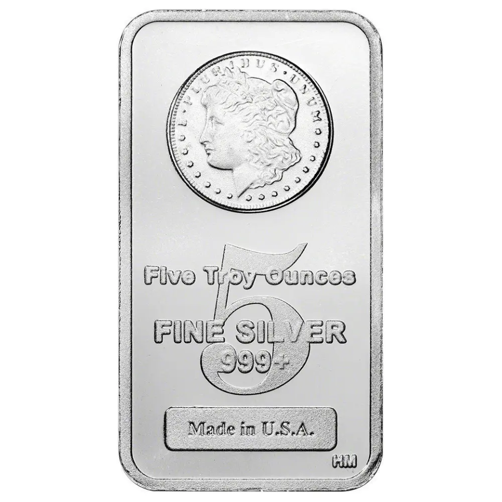 5oz Highland Mint Silver Morgan Dollar Minted Bar