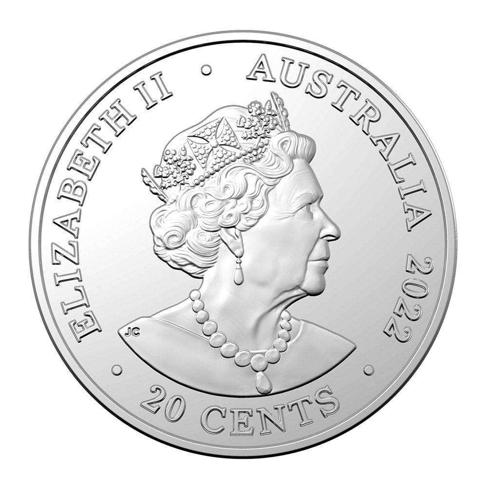 2022/2023 Australia Mint AC/DC - 20c Coloured Uncirculated 6 Coin Collection