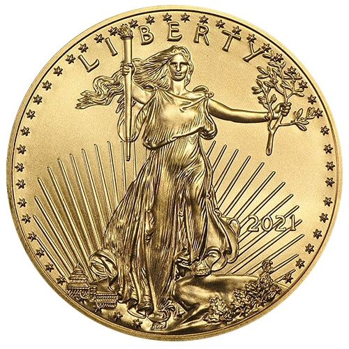1oz Gold American Eagle Coin (2021)