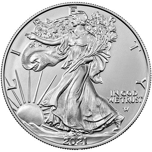 1oz Silver American Eagle (2021)