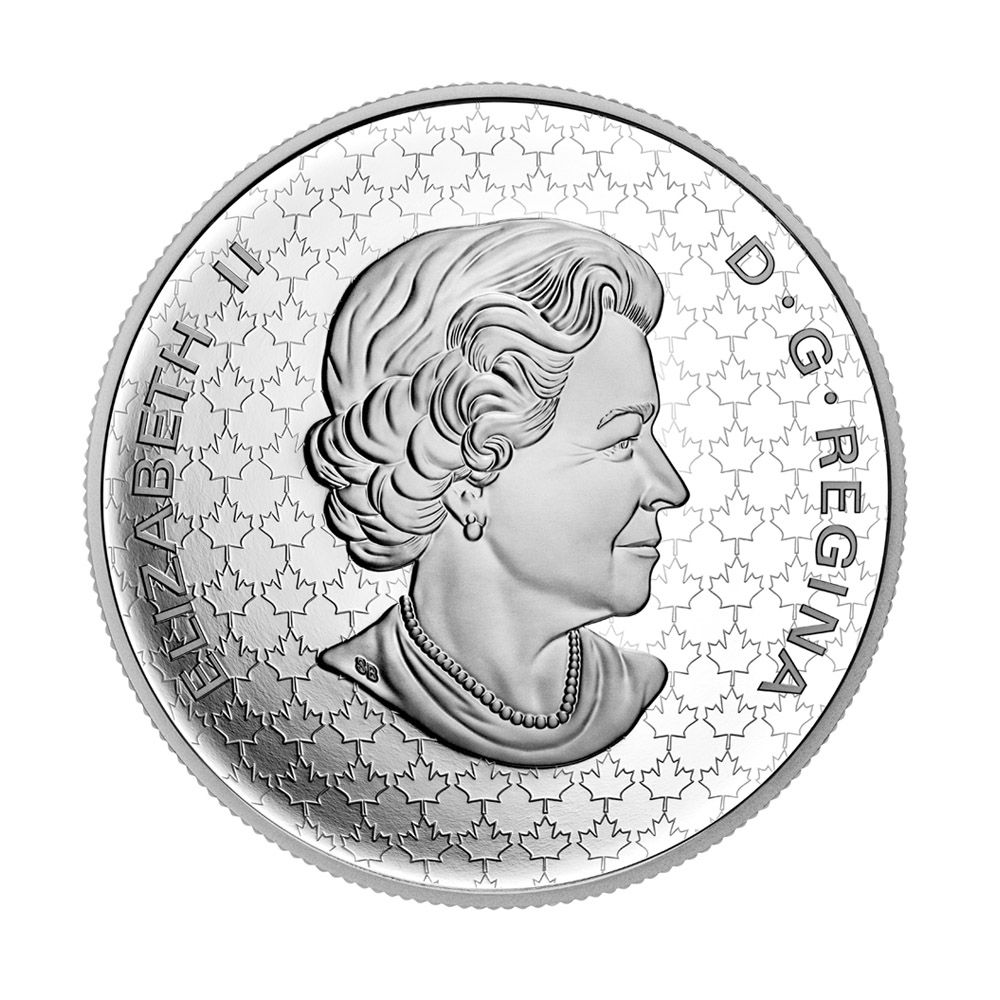2022 Canada 5 oz .9999 Silver The Bigger Picture - The Bluenose 10c Proof Coin