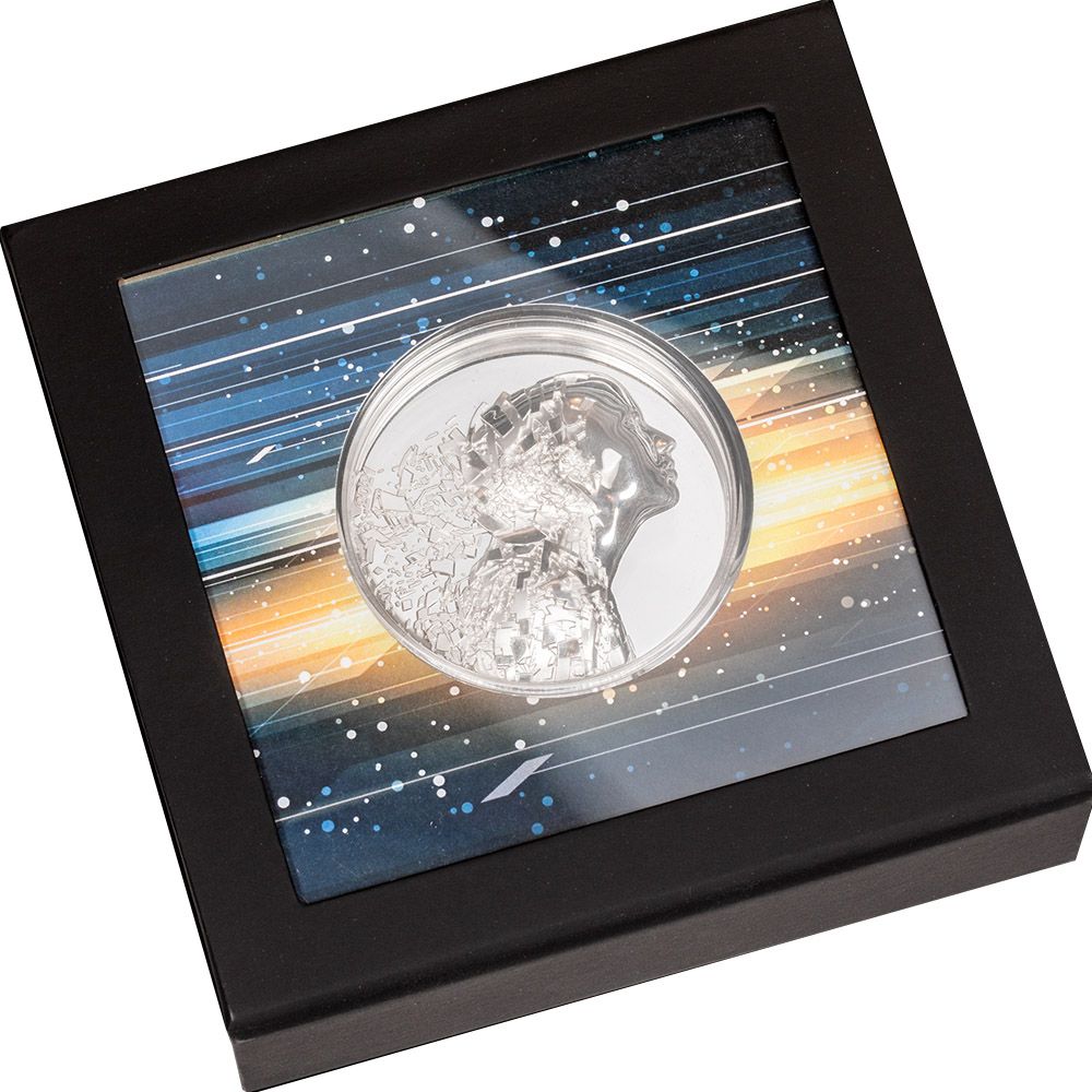 2021 3oz Cook Islands Silver Proof Coin - Silver Burst 3