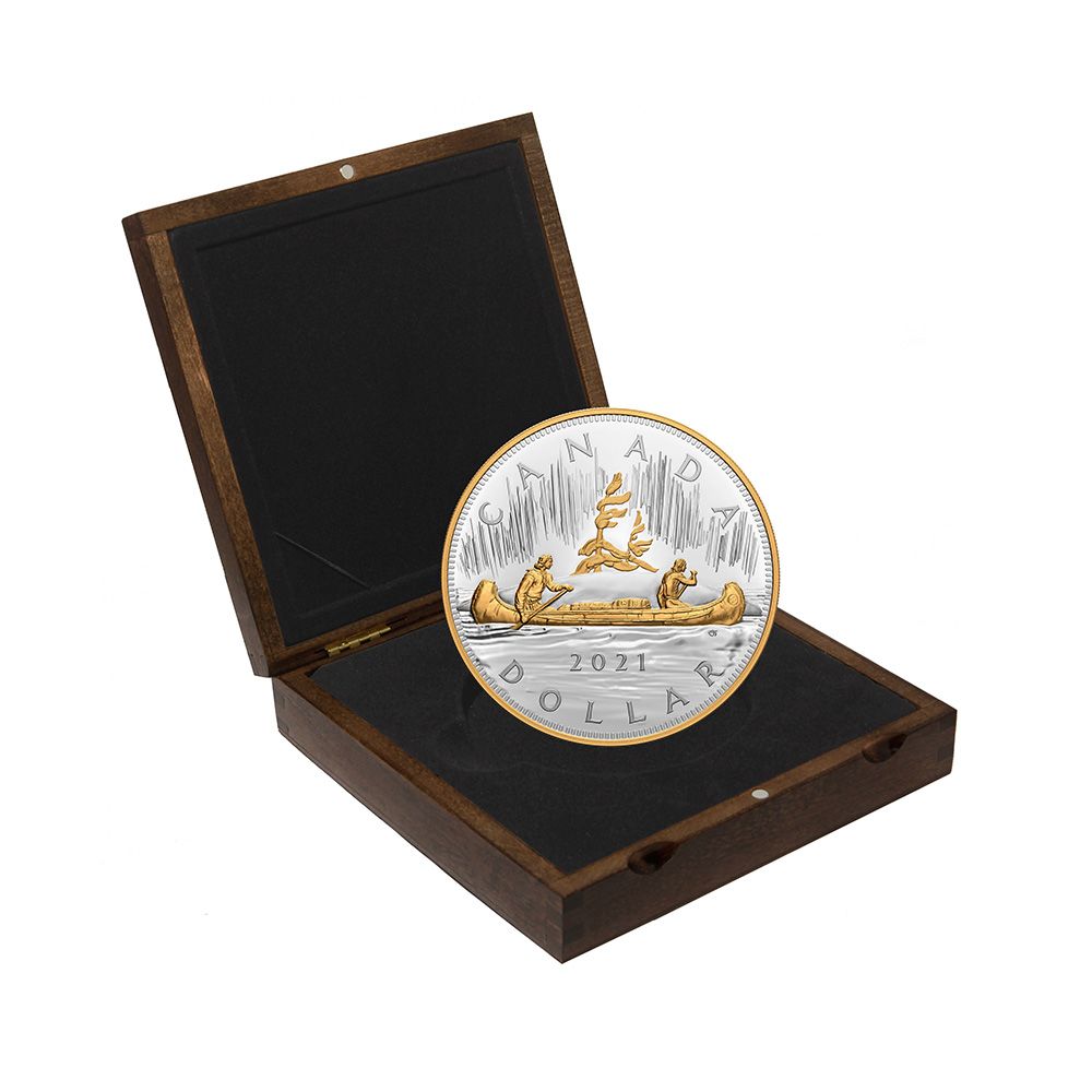 1kg Silver Canadian Quintessential Voyageur Coin