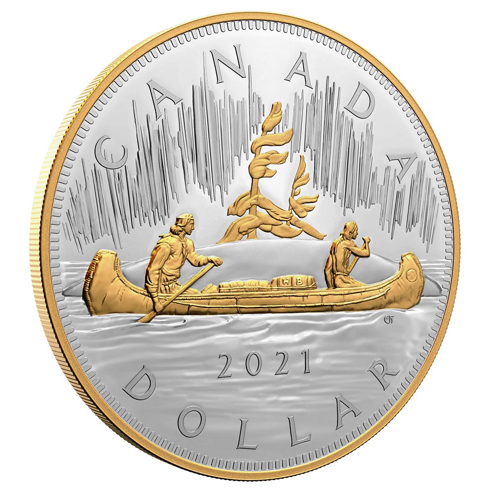 1kg Silver Canadian Quintessential Voyageur Coin
