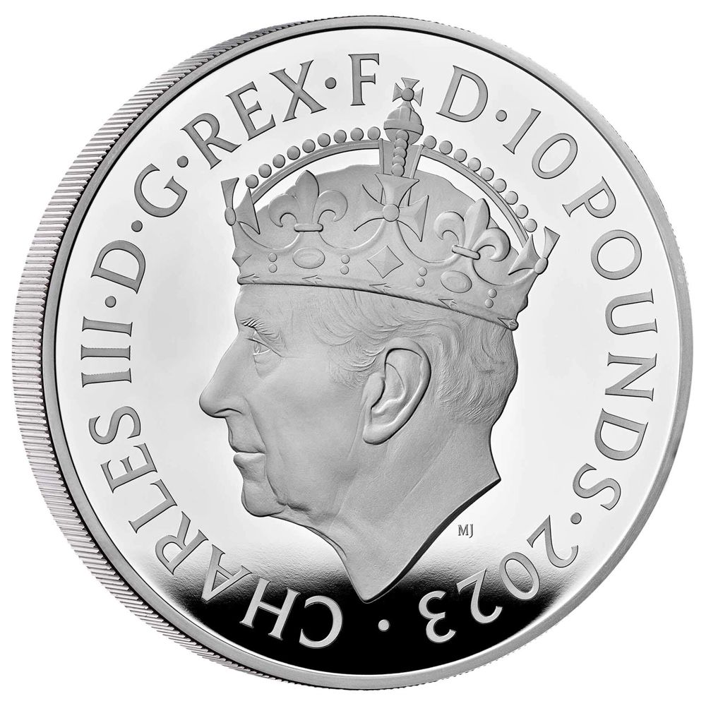 2023 UK 5 oz Silver The Coronation of His Majesty King Charles III Proof Coin