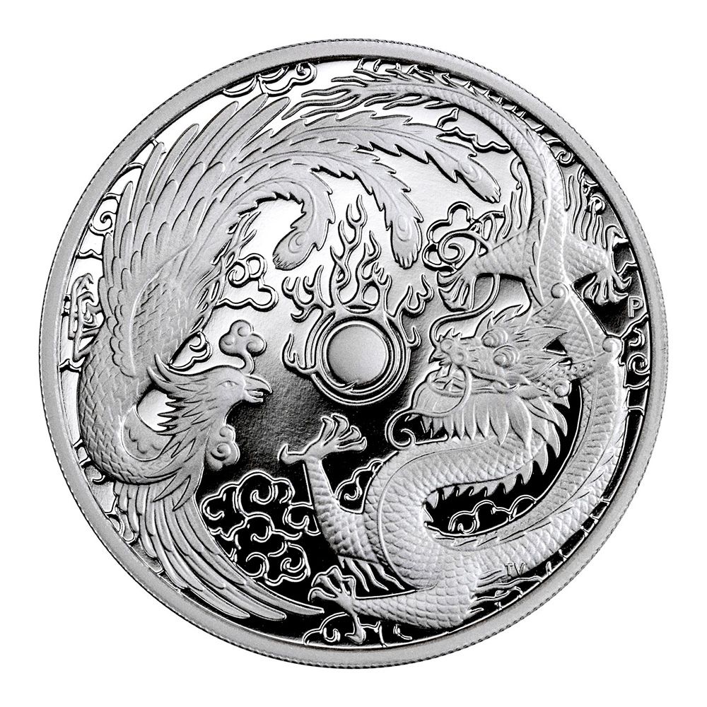 2018 Australia Dragon & Phoenix 1oz Silver Proof Coin NGC PF70UC FDP 1