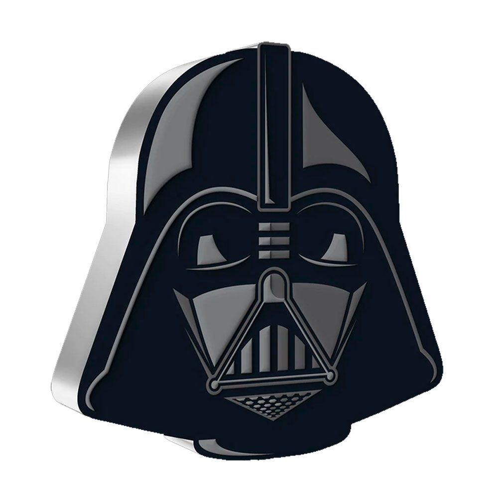 2021 1 oz Silver Star Wars Chibi Coin Coloured Coin - Darth Vader