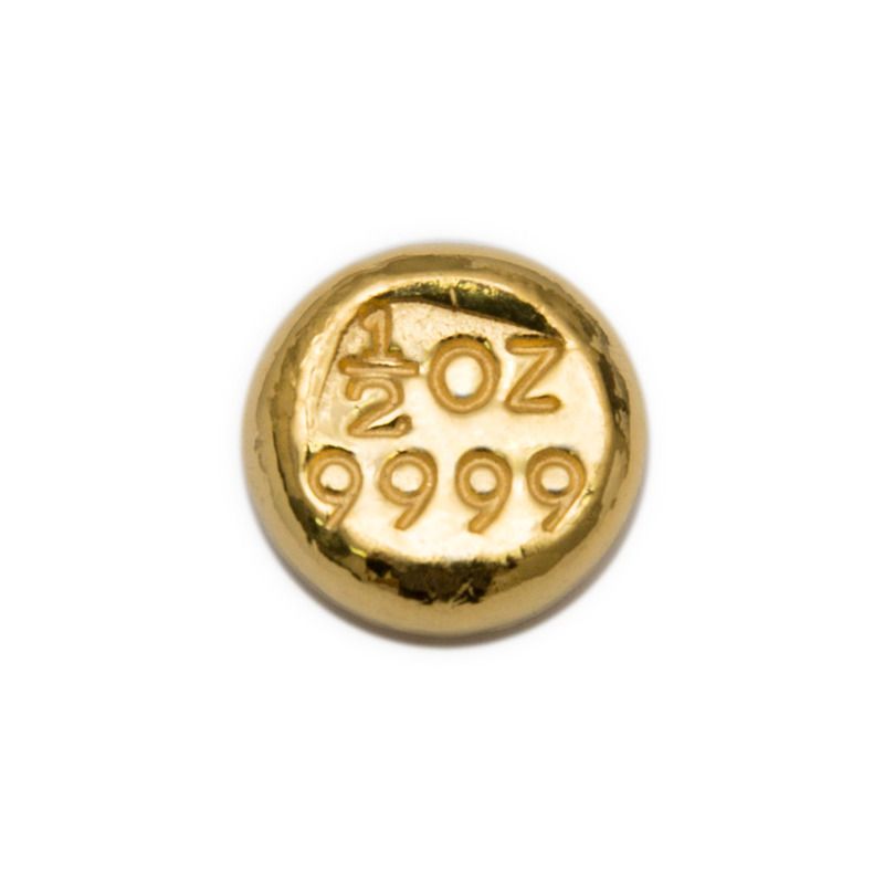 1/2oz Gold Bullion Cast Bar