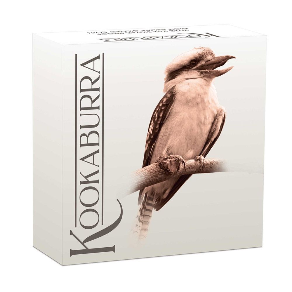 2022 Australian Kookaburra 2oz Silver Proof Gilded High Relief Coin 5